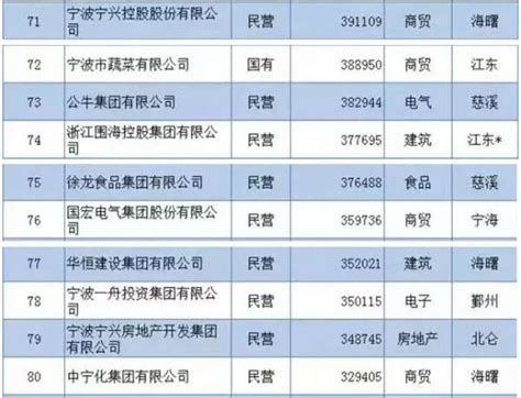 2015宁波市百强企业完整版名单公布_宁波频道_凤凰网