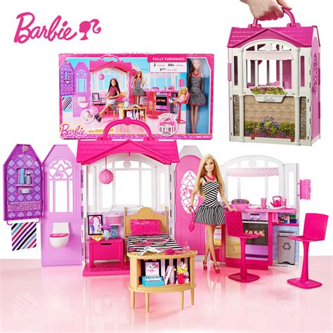 【省2000元】芭比娃娃玩具_Barbie 芭比 娃娃Barbie梦想豪宅别墅大套装女孩公主生日礼物儿童玩具多少钱-什么值得买