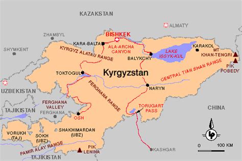 中亚五国的故事，哈萨克斯坦面积最大，吉尔吉斯斯坦成立最晚