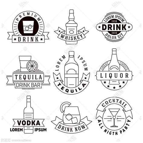 酒水饮料类设计图__企业LOGO标志_标志图标_设计图库_昵图网nipic.com