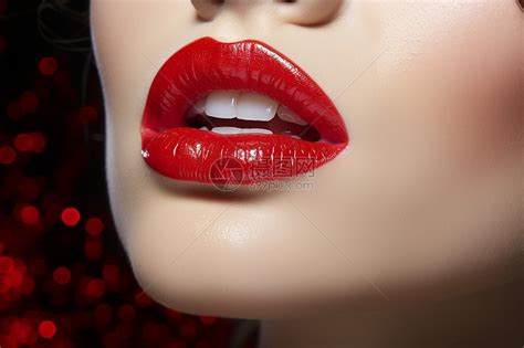 红唇妩媚高清图片下载-正版图片600817706-摄图网