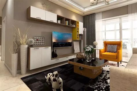 客厅做满墙电视柜有很多的优势 好看又能装 - 家居设计 - 新创意设计_创意，让设计更多彩！设计，让生活更美好