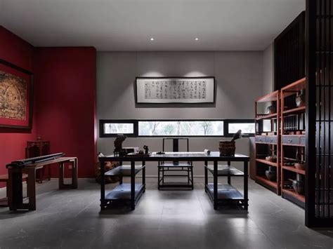 宁波墨香茶韵中式藏馆-商业展示空间设计案例-筑龙室内设计论坛