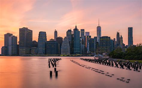 landscape, Cityscape, Building, Sunset, USA, New York City Wallpapers ...