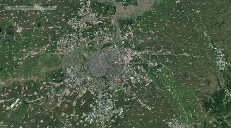 黑龙江省最新卫星影像图-哈尔滨市最新卫星图-黑龙江2021年4月份卫星图@北京亿景图卫星影像购买网
