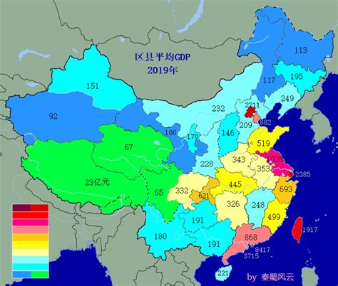 18~19年形势：中国各省区市数据分布