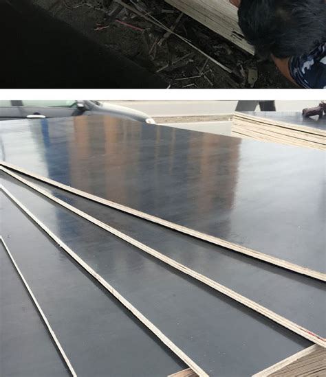 覆膜板厂家提供清水模板 双面黑色覆膜板 板面平整光滑 使用方便-阿里巴巴