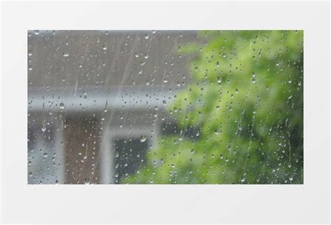 雨中窗上的水滴高清图片下载-正版图片500342294-摄图网