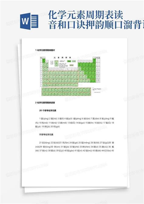 元素周期表高清大图下载-2019化学元素周期表高清图片下载pdf超清晰可打印版-当易网