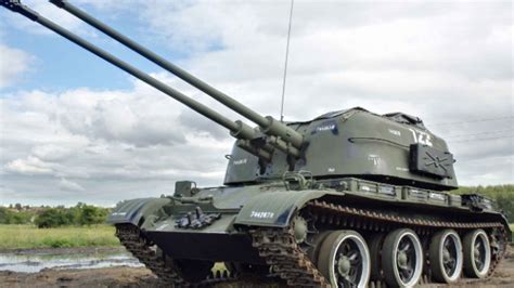 红警中“天启坦克”的原型之一 苏联双联装57毫米自行高射炮_凤凰网视频_凤凰网