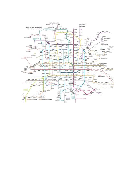 北京地铁2025年规划图_word文档在线阅读与下载_免费文档