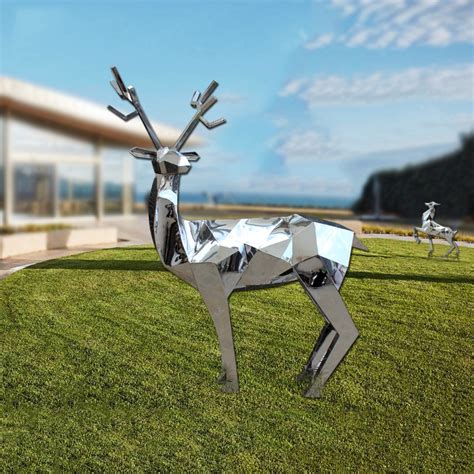 几何马雕塑玻璃钢抽象马_厂家图片价格-玉海雕塑