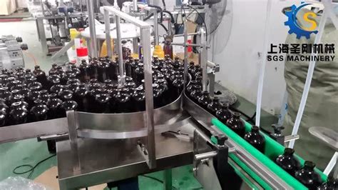 药用模制玻璃瓶灌装机 模制瓶灌装机厂家