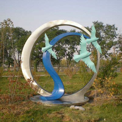 园林景观不锈钢雕塑的公众互动-雕塑风