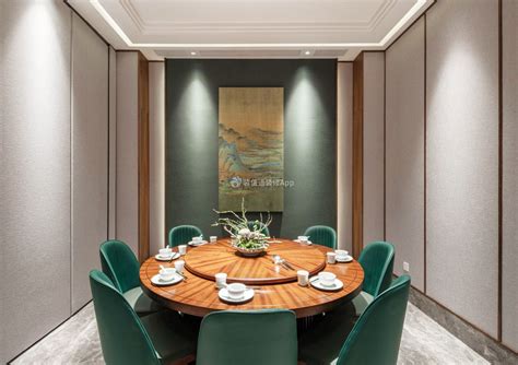 中式酒店设计元素豪华包间装修效果图片_别墅设计图