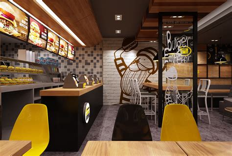 加州汉堡新一代店面品牌设计|空间|展示设计 |餐饮时代 - 原创作品 - 站酷 (ZCOOL)