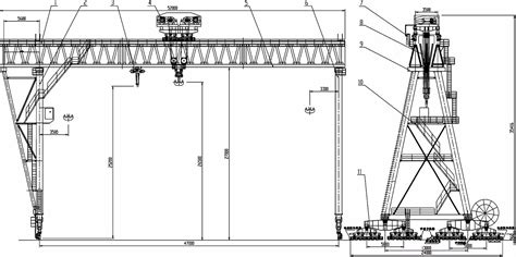 5吨龙门吊5吨半门式龙门吊10吨门式起重机生产厂家室外行车吊-阿里巴巴