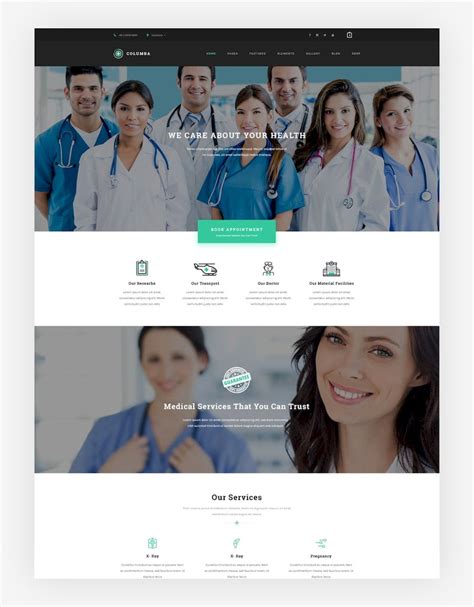 医疗网页设计 －改版 |网页|企业官网|十一time - 原创作品 - 站酷 (ZCOOL)