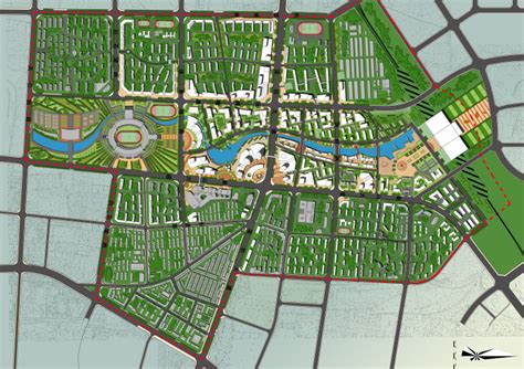 [湖北]荆门中央商务区城市空间概念规划-城市规划景观设计-筑龙园林景观论坛