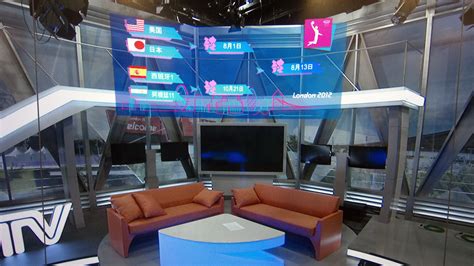 中央电视台2012伦敦奥运会演播室虚拟置入作品选（本人作品）|影视|栏目包装|CCTV封毅 - 原创作品 - 站酷 (ZCOOL)