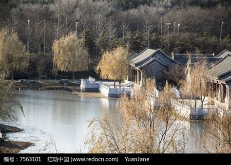 河边的房子高清图片下载_红动中国