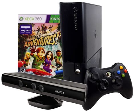 Microsoft Xbox 360 250GB System Kinect Bundle with Kinect Adventures ...