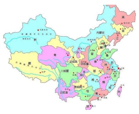 中国各省名字及简称的由来