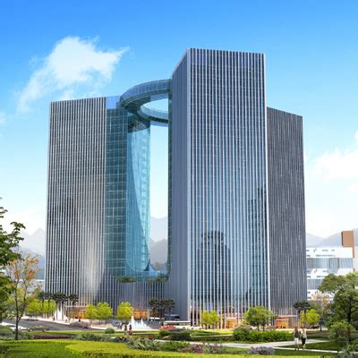 重庆仙桃数据谷产业园办公+商务建筑模型-sketchup模型-筑龙渲染表现论坛