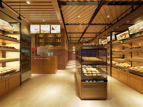 黑龙江爱焙克面包店装修设计|空间|家装设计|名构 - 原创作品 - 站酷 (ZCOOL)