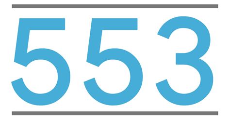 QUE SIGNIFICA EL NÚMERO 553 - Significado de los Números