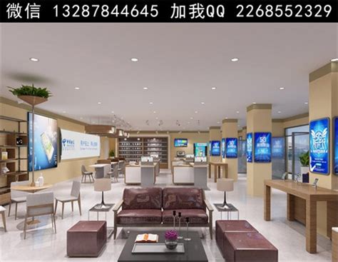 营业厅室内设计案例效果图_美国室内设计中文网