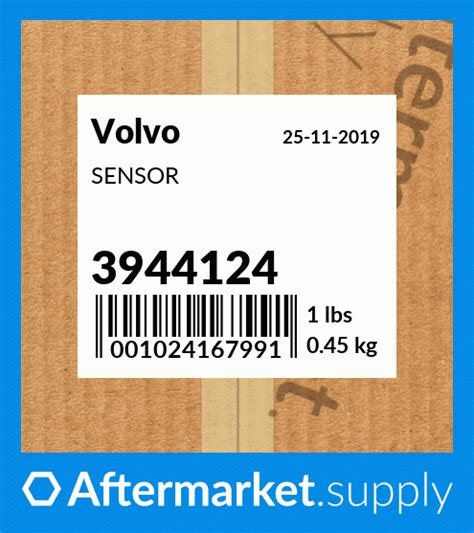3944124 - SENSOR fits Volvo | Price: $14.65 to $126