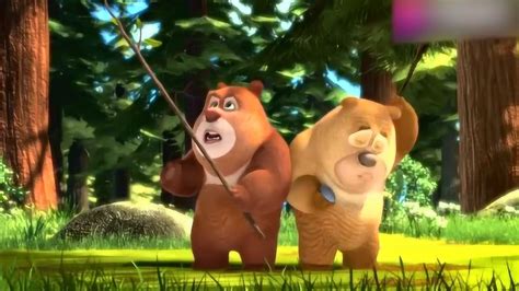 熊出没：熊大小时候比熊二调皮，场面太喜剧了，熊要有个熊样_腾讯视频