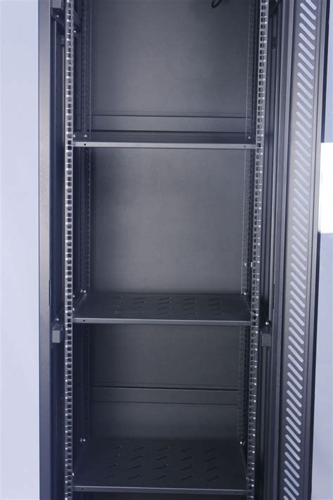 22U玻璃门机柜 1米2高网络机柜 钢化玻璃门带轮子铁板门机柜-阿里巴巴
