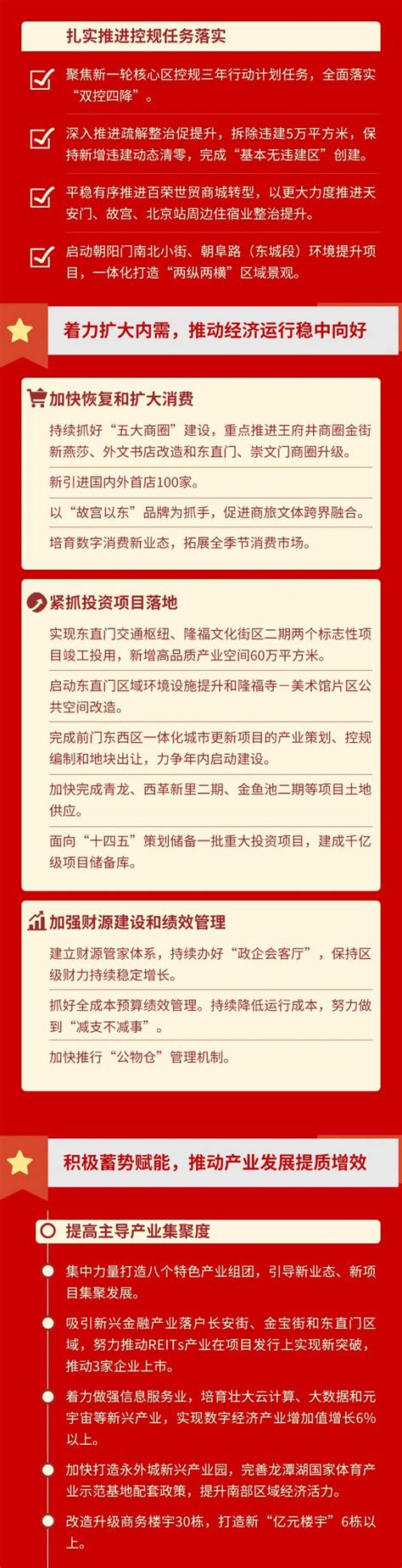 一图读懂 | 东城区人民政府工作报告_政府工作报告_北京市东城区人民政府网站