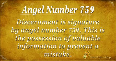 Angel Number 759