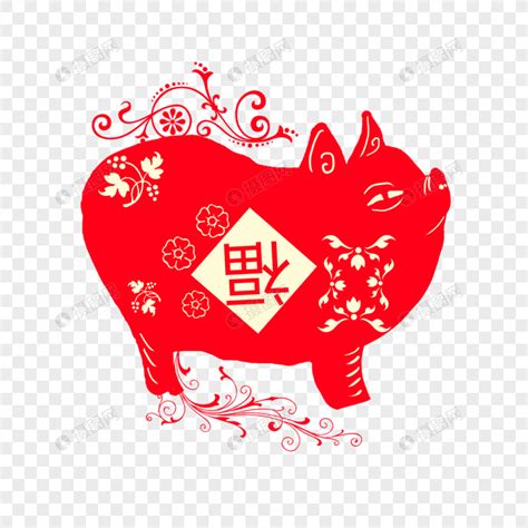 2019猪年恭喜发财新年素材免费下载_觅知网