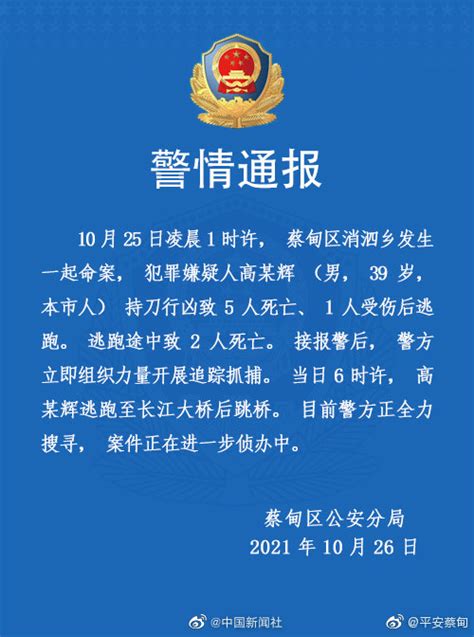 武汉警方通报蔡甸区发生命案_手机新浪网