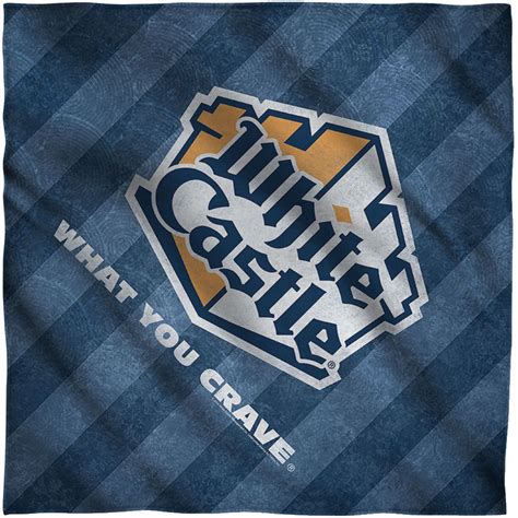 White Castle Logo 22x22 Bandana 372378 | Rockabilia Merch Store