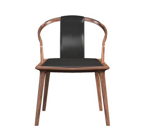 新中式实木椅子中国风铁椅仿古茶室带扶手休闲单人椅餐椅圈椅-美间设计