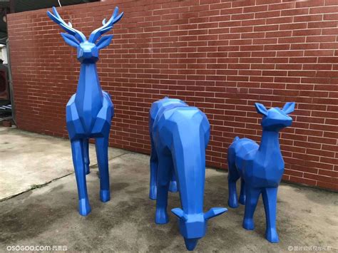 玻璃钢卡通雕塑公司制作出售批发五彩大象雕塑长颈鹿出租|资源 ...