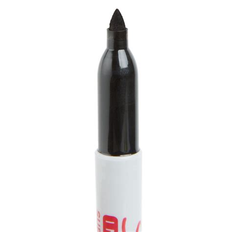 Sharpie 13601 Pro Black Fine Point Industrial Permanent Marker - 12/Pack