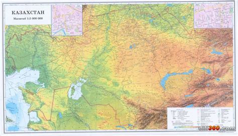 哈萨克斯坦地图高清版 - 哈萨克斯坦地图 - 地理教师网