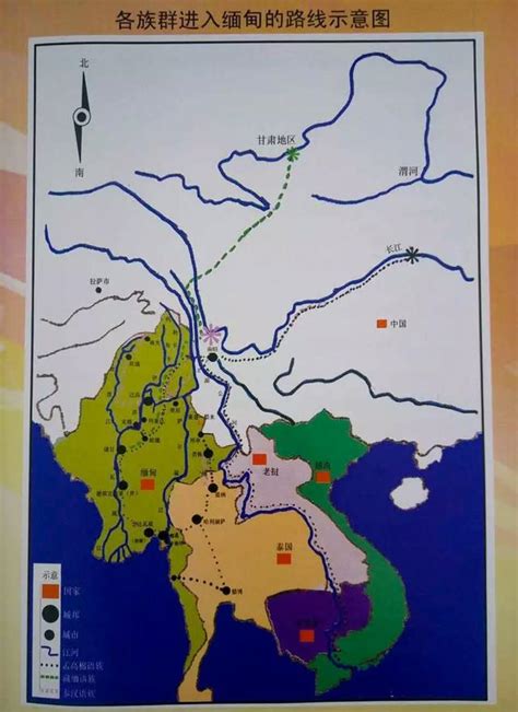 缅甸佤邦详细地图,佤邦,版大图(第2页)_大山谷图库