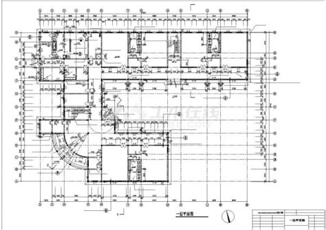 鹤岗市平安花园小区幼儿园2850平米3层框混教学楼建筑设计CAD图纸_住宅小区_土木在线