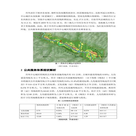 公共服务体系布局优化研究以丹凤县中心城区为例设计_土木在线