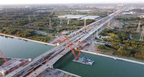 济宁市内环高架项目十标段东线工程箱梁架设完成-济宁搜狐焦点