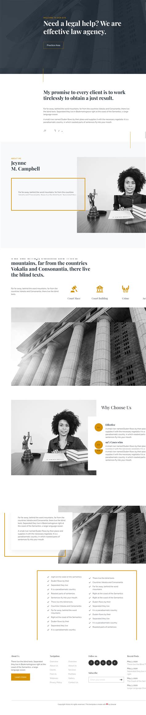 法律援助网页设计，大气的法律诉讼网站模板_墨鱼部落格
