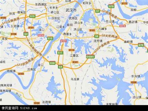 江夏区地图 - 江夏区卫星地图 - 江夏区高清航拍地图
