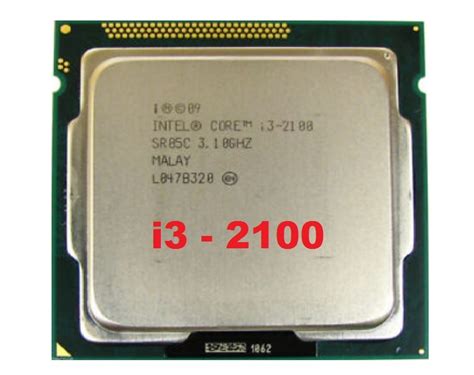 Intel® Core™ i3-2100 SR05C Dual-core 3.1GHz/3M Socket LGA1155 Processor ...